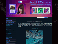 Tablet Screenshot of alienufoart.com